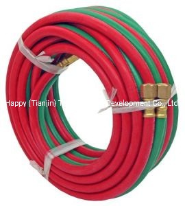 PVC Twin Welding Pipe Oxygen Tubing Acetylene Pipe with Red and Green Color